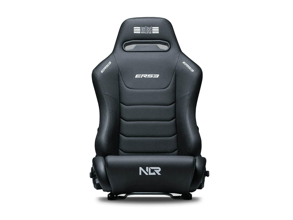 Banco Next Level Racing ERS3 Elite, preto, estofado e reclinável